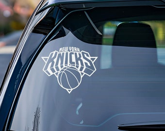 NY Vinyl Decal, Knicks Car Window Sticker, Knicks Decal for Window, New York Basketball Sticker Decal