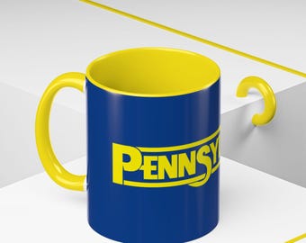 Taza de café con acento de Wrestlemania de Pensilvania: regalo para fanáticos de la lucha libre
