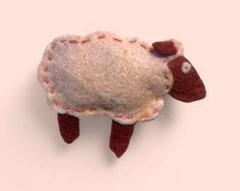 Sheep Spirit Animal Felt Pattern