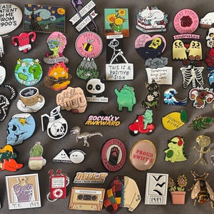 Enamel Pins: Buy 2 Get 1 Free - Funny Pins for Friends