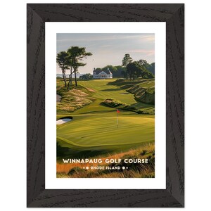 Winnapaug Golf Poster: Rhode Island Coastal Course Print image 4