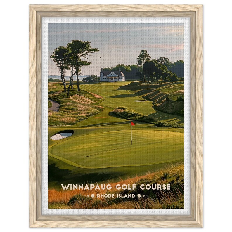 Winnapaug Golf Poster: Rhode Island Coastal Course Print image 2
