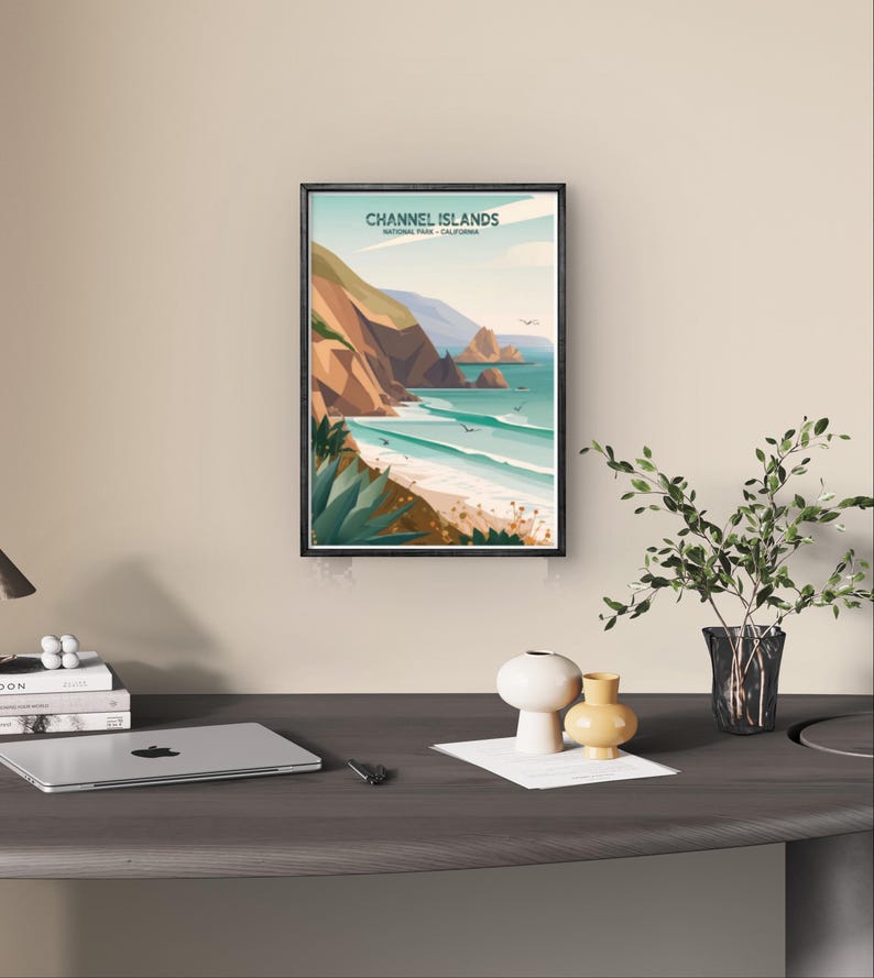 チャンネル諸島国立公園ポスター：ヴィンテージ・カリフォルニア沿岸アート 画像 9