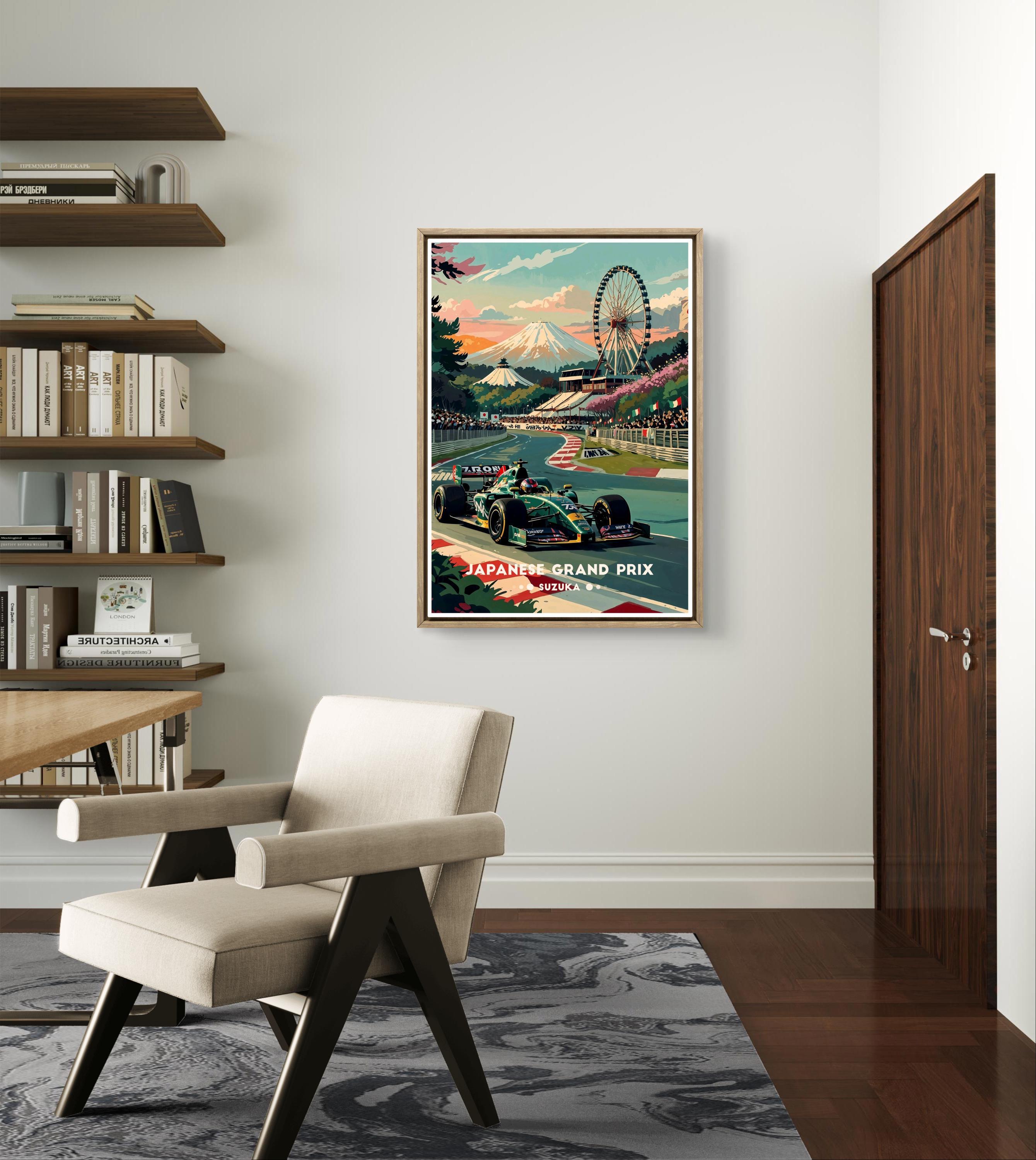 非売品❗️貴重❗️ F1 20YEARS IN SUZUKAフォト Japanese Grand Prix Poster: Suzuka F1 Racing Art Print - Etsy