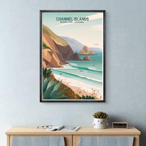 チャンネル諸島国立公園ポスター：ヴィンテージ・カリフォルニア沿岸アート 画像 6