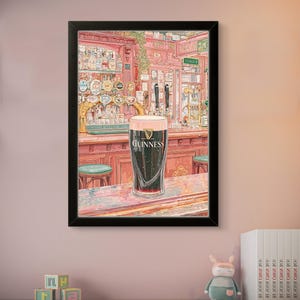 Irish Pub Guinness Poster - Klassisches Pint Wandkunst Dekor Bild 8