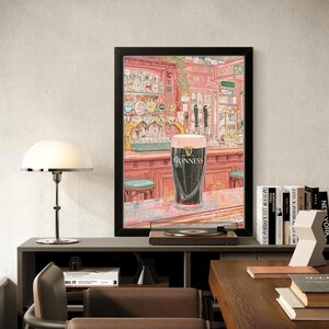 Irish Pub Guinness Poster - Klassisches Pint Wandkunst Dekor Bild 11