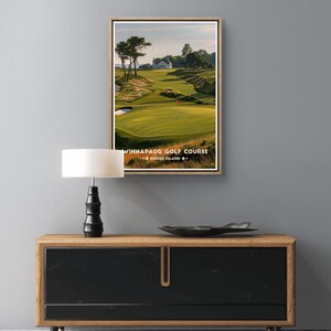 Winnapaug Golf Poster: Rhode Island Coastal Course Print image 14