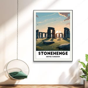 Stonehenge United Kingdom Poster - Timeless Wonder of Ancient England