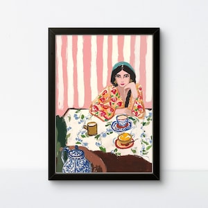 Pôster de Mulheres Iranianas: Retrato Feminino Atemporal para Parede