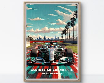 Poster vom Australien-Grand-Prix