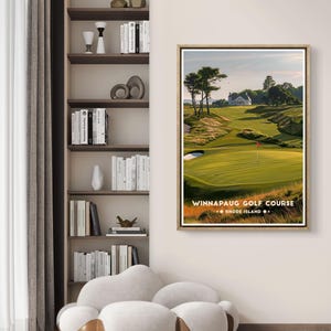 Winnapaug Golf Poster: Rhode Island Coastal Course Print image 8