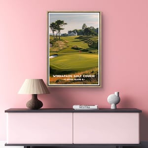 Winnapaug Golf Poster: Rhode Island Coastal Course Print image 18