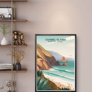 チャンネル諸島国立公園ポスター：ヴィンテージ・カリフォルニア沿岸アート 画像 10