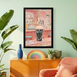 Irish Pub Guinness Poster - Klassisches Pint Wandkunst Dekor Bild 10