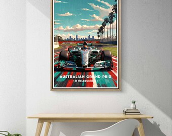 Letrero De Metal Vintage 20 X 30 Cm My F1 Racetrack Posters | Meses sin interés