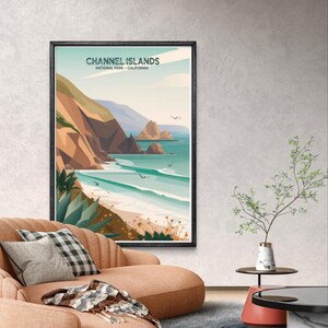 チャンネル諸島国立公園ポスター：ヴィンテージ・カリフォルニア沿岸アート 画像 7