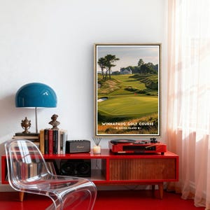 Winnapaug Golf Poster: Rhode Island Coastal Course Print image 7
