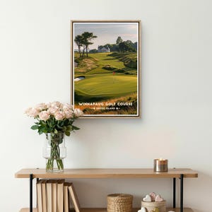 Winnapaug Golf Poster: Rhode Island Coastal Course Print image 11