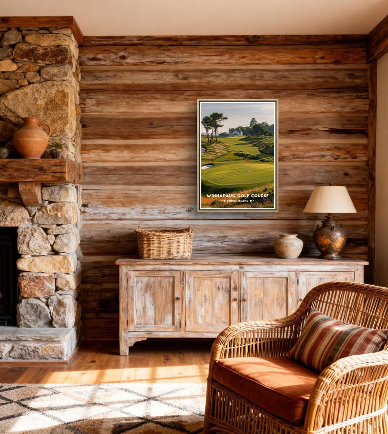 Winnapaug Golf Poster: Rhode Island Coastal Course Print image 6