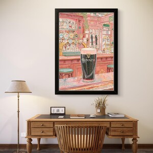 Irish Pub Guinness Poster - Klassisches Pint Wandkunst Dekor Bild 19