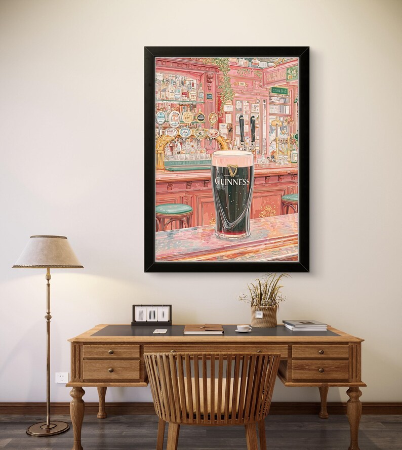 Irish Pub Guinness Poster - Klassisches Pint Wandkunst Dekor Bild 19