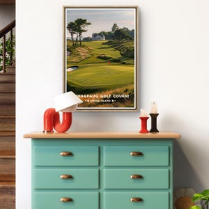 Winnapaug Golf Poster: Rhode Island Coastal Course Print image 5