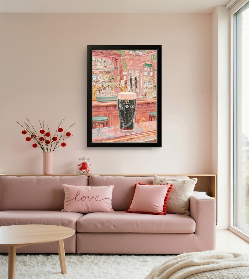 Irish Pub Guinness Poster - Klassisches Pint Wandkunst Dekor Bild 17
