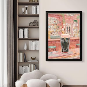 Irish Pub Guinness Poster - Klassisches Pint Wandkunst Dekor Bild 14