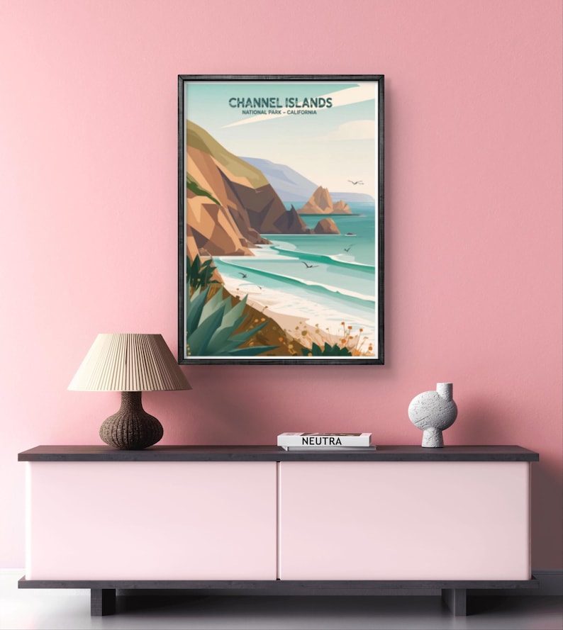 チャンネル諸島国立公園ポスター：ヴィンテージ・カリフォルニア沿岸アート 画像 5