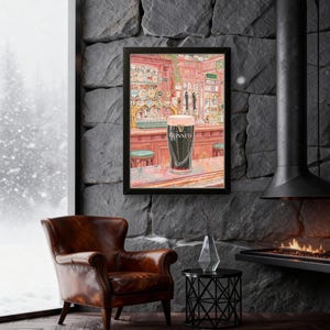 Irish Pub Guinness Poster - Klassisches Pint Wandkunst Dekor Bild 6