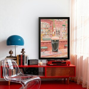 Irish Pub Guinness Poster - Klassisches Pint Wandkunst Dekor Bild 12