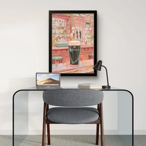 Irish Pub Guinness Poster - Klassisches Pint Wandkunst Dekor Bild 9