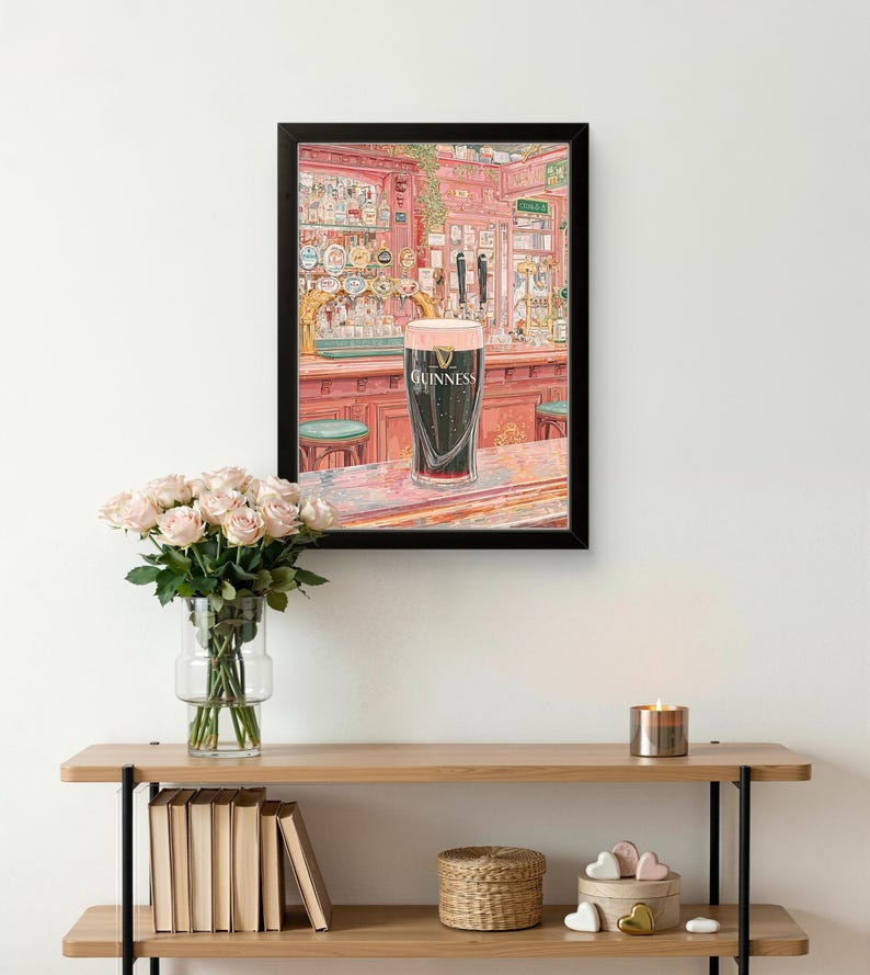 Irish Pub Guinness Poster - Klassisches Pint Wandkunst Dekor Bild 7