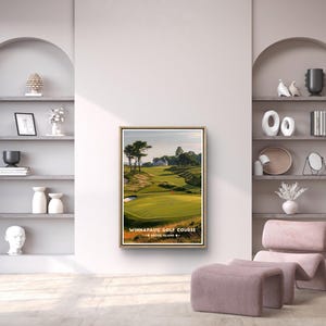 Winnapaug Golf Poster: Rhode Island Coastal Course Print image 20