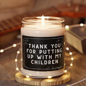 Bedankt verzorger cadeau kaars voor oma oppas cadeau coach cadeau vriend cadeau verjaardag kerst oppas cadeau dagopvang cadeau leraar cadeau