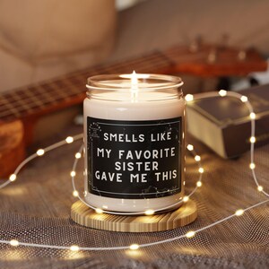 Funny Gift for Brother Sister Mothers Day Gift Funny Candle Gift for Brother Fathers Day Candle Gift Funny Sibling Gift for Christmas Gift