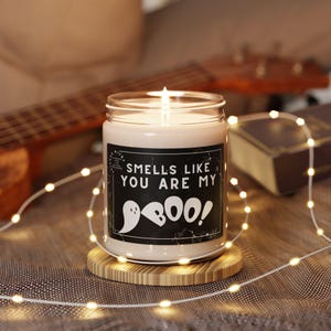 Smells Like You Are My Boo Cute Halloween Candle Halloween Gifts Halloween Decor Cute Ghost Gift, Gift for Her Romantic Candle Birthday Gift
