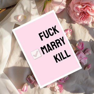 Carte de mariage drôle | baise le mariage tue le mariage carte de vœux | Carte de fiançailles hilarante pour les jeunes mariés, félicitations sarcastiques meilleurs amis