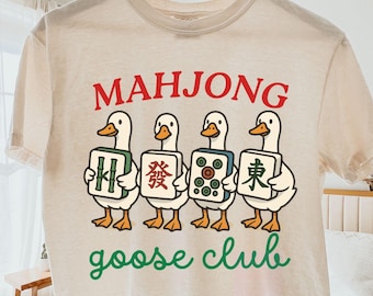 Mahjong PNG, Mahjong Game Svg Sublimation, Trendy Design PNG,  Digital Download PNG, Funny Goose svg, Mahjong Lover Instant Download