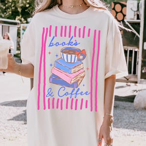 Bookish PNG, Stripped Reading PNG, Funny Reader Shirt Design PNG, Books and Coffee Shirt Design Digital Download, Trending Book Lover png