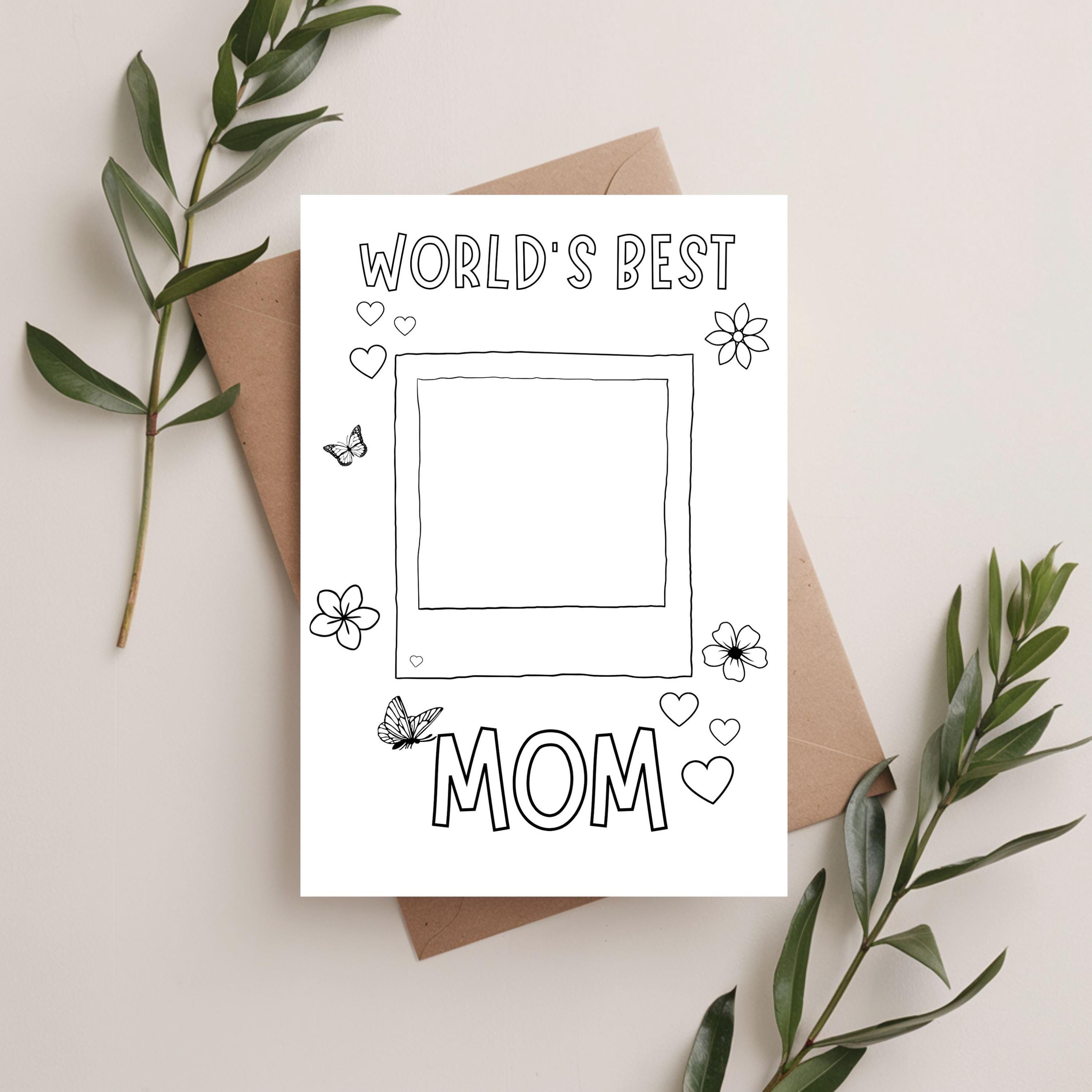 Printable Mother’s Day Card 5x7 PDF | Instant Download Mom Card ...