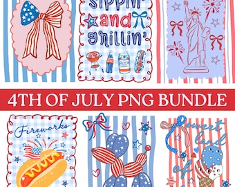 4th of July PNG Bundle | Popular Designs | USA 250 Celebration PNG | America's Birthday Pngs | Happy 250th Birthday | Trending July Fourth