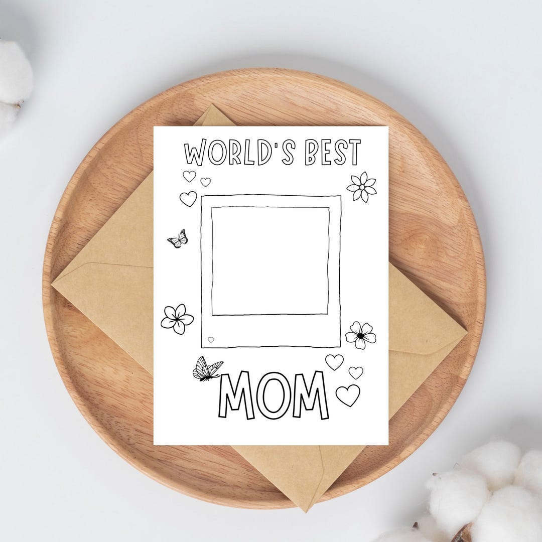 Printable Mother’s Day Card 5x7 PDF | Instant Download Mom Card ...