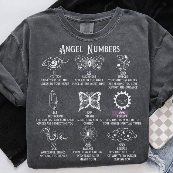 Angel Numbers PNG, Spiritual Design Sublimation, Trendy Design PNG,  Digital Download PNG, Celestial svgs, Angel Number Instant Download