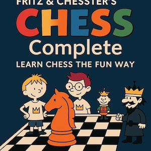 Fritz en Chessters Schaakspel Compleet – Leer schaken op een leuke manier (3 spellen in 1) Leer schaken met Fritz en Chesster – Complete editie