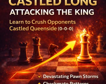 Attaccare il re arroccato lungo | Corso di tattica scacchistica | Strategia di assalto di pedoni e attacchi di scacco matto | Migliora il calcolo e le abilità vincenti