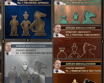 Schachstrategie-Kurspaket (PGN + Video) | Positionsspiel, Prävention & Gewinntechniken | 22-Stunden-Schachtraining