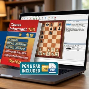 Chess Informant 153 PGN and RAR Digital Download Grandmaster Games Database Candidates Tournament Chess Olympiad Chess Tactics Openings