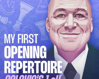 Min första öppningsrepertoar: Colovics 1.e4 PGN + videokurs | Lean 49-linje 1.e4-system, triotest och aggressiv attack | No MoveTrainer